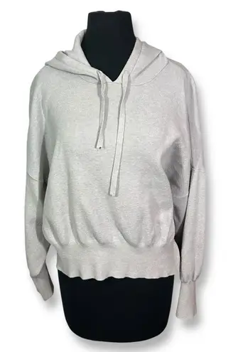 Abercrombie & Fitch  Knit‎ Hoodie Soft A&F Collection Drawstring Gray M - Image 1