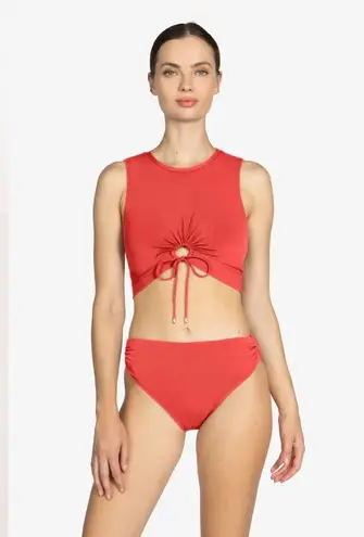 Robin Piccone NWT AUBREY TANK-AVA Red Women's Swim Top Size Large