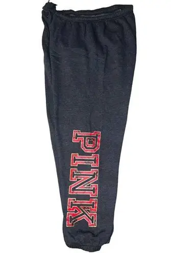 Victoria Secret PINK plaid foil classic sweatpants sz large