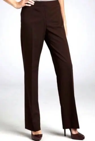 Lafayette 148 Brown Wool Waverly Trousers