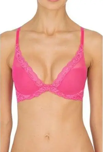 Natori ๐๐ Feathers Underwire Contour Bra ~ Raspberry Crush 32D NWT