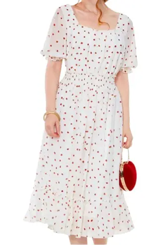 NWT VooDoo Vixen Strawberry Print Midi Dress Size 8