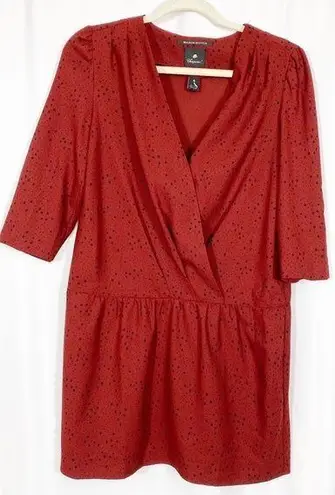 Scotch & Soda Maison Scotch Chapeau Star Print Mini Dress: Red