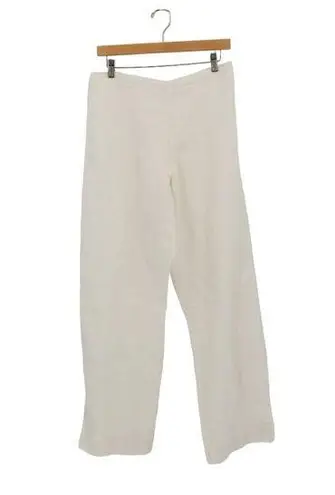 Bryn Walker  Off White Linen Wide Leg Pants L