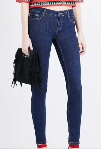 Maje Jawn Skinny Low-Rise Jeans