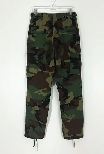 Y2K Women’s Cargo Hot Weather Combat Trousers in Woodland Camo Small Regular
