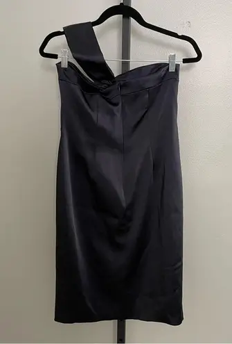 David Meister Women's Navy Blue One Strap Dress Size 6