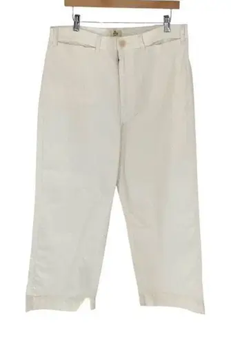 Marine layer Bridget Wide Leg Crop Pant Cream Antique White High Rise Size 14