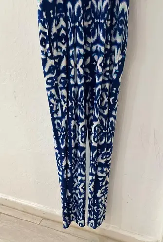 Boston Proper  Blue White Tank Jumpsuit Jumper Playsuit Size 10