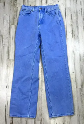 Women's Size 26 Blue Light Denim Straight Leg Cowboy Jeans
