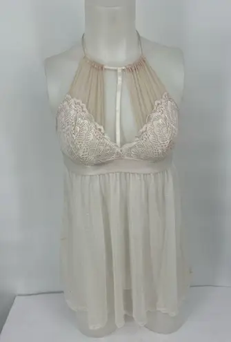 Elegant White Lace Babydoll top seductive wear by cinema