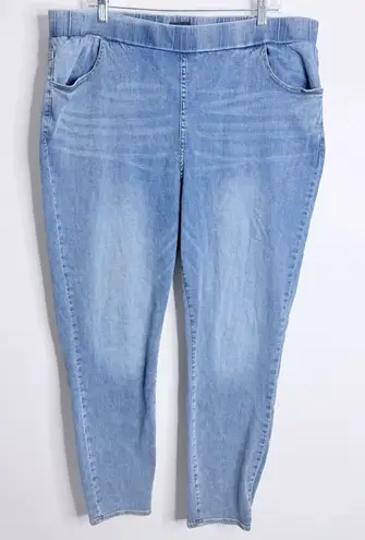 Universal Standard Pull On Jeans Blue Size 22/24 (L) Stretchy Casual Skinny Fit - Image 1