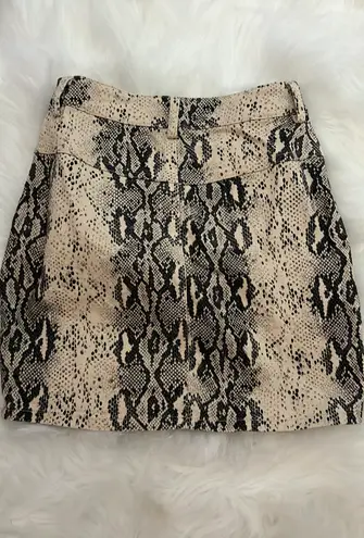 superdown printed skirt