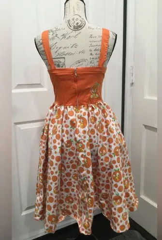 Disney  PARKS THE DRESS SHOP ORANGE BIRD DRESS SIZE XS