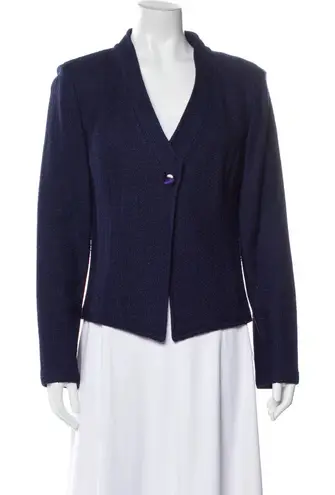 St. John Knit Single Button Blazer