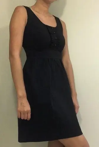 Kensie  black dress with ruffle