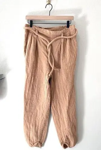 Free People  Suits You Set Pants Orange Tan Size S OB1143404