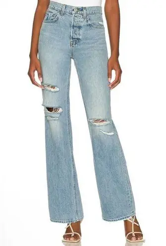 GRLFRND Brooklyn High Rise Straight IN LOST PALMS 25