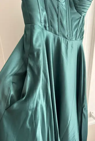 Macy's Dark Green Prom Dress