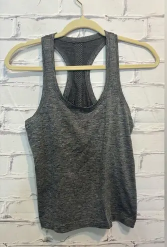 Lululemon Gray Switly Racer Back Tank Top-Size 6