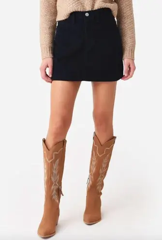 RE/DONE 70s Pocket Mini Corduroy Mini Skirt Blue Womens 28 / Medium