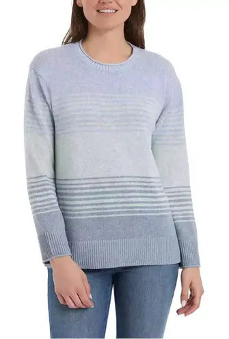 Ella Moss ππ€ Womenβs Blue Striped Pullover Sweater β Size XXL β NWT π€π