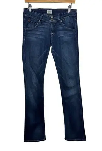 Hudson Jeans Women Size 27 Beth Baby Bootcut Flap Pocket Double Button Boho