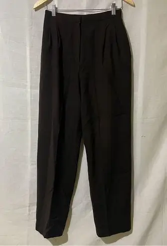 Valerie Stevens 100% Pure Wool High Waist Pleated Trousers - Size 10