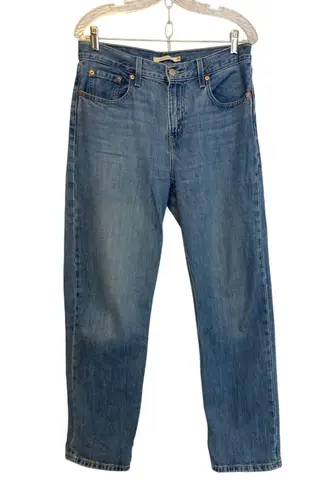 Levi’s Low Pro Straight Vintage 90’s Mid Rise Relaxed Slouchy Blue Denim Jeans Size 28