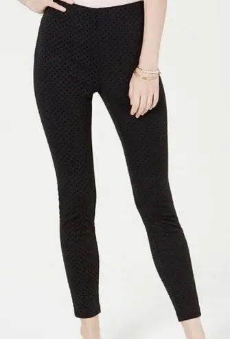 Maison Jules Anthropologie polka Dot leggings XSMALL black high rise Skinny
NWT