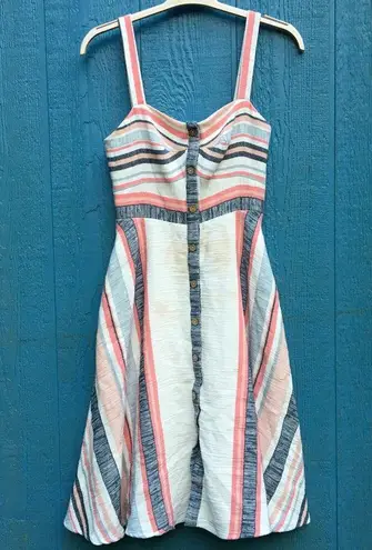 Slate + Willow Women's Size 4 Sleeveless Striped Dress