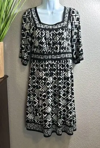 Apt. 9 #309  short sleeve printed shift dress size small petite