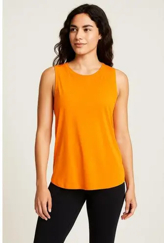 All In Motion Tank Top Orange Athletic Sleeveless L