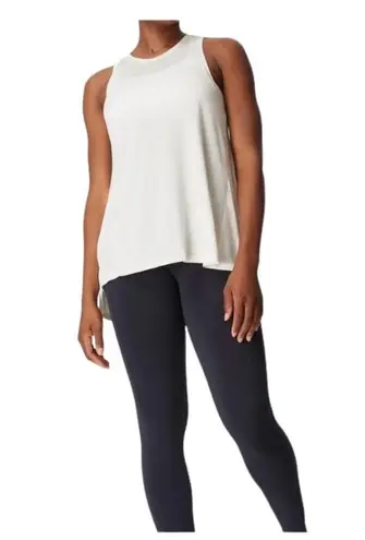 Sweaty Betty  NWT Easy Peazy Sporty Relaxed Fit Crew Neck Lily White Tank Medium