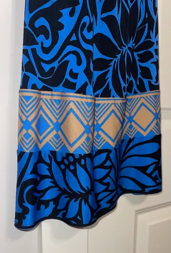 Hale Bob Patterned Silk Dress