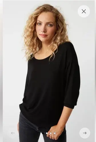 Michael Stars Michael Star Russo Fit Top Black by Anthropology Size M/L