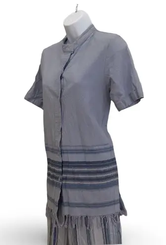 Marla Kim Linen Blend Outfit Blue