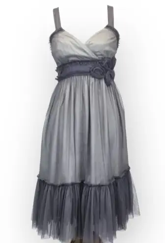 Moulinette Soeurs Anthropologie Spirited Away Tulle Pocket Dress W1395 Sz 0