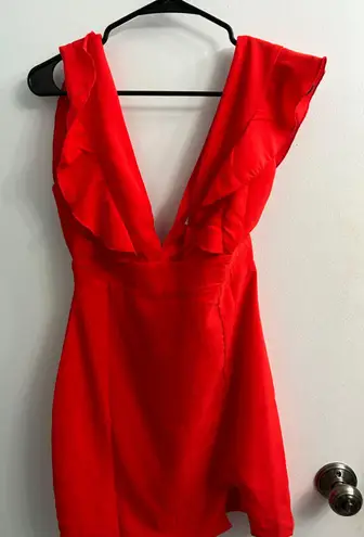 Revolve Red Mini Dress