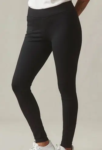 American Giant Womens Black Leggings Pants Size 4 Pockets Made in USA