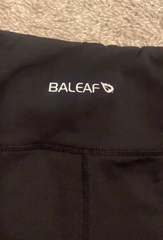 Baleaf Black Mid-Rise Size Small Biker Shorts With Pockets