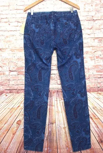 Etcetera | Marilyn Paisley Tapered Blue Jeans