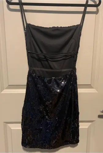 Lucy in the Sky Black Sequin Bodycon Dress