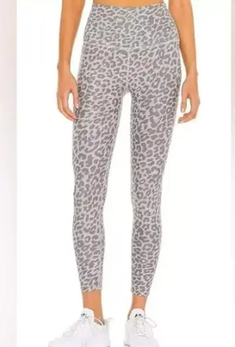Beyond Yoga Women's High Rise Gray Tone Cheetah Leopard Animal Print Leggings M