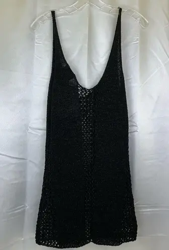 Torn By Ronny Kobo Black Sleeveless Knit Top Small