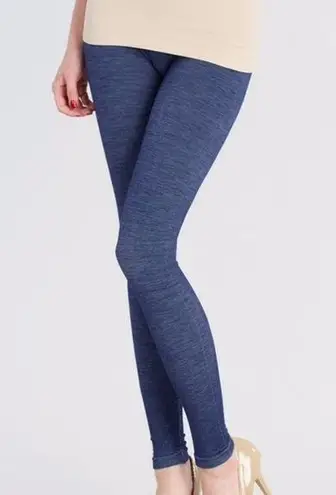 NIKIBIKI NEW Blue Ultra Soft and Stretchy Denim Looking Leggings