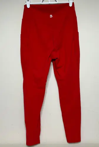 Buffbunny Red Leggings With Pockets Medium