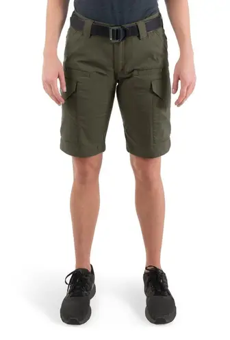 FIRST TACTICAL WOMEN'S V2 TACTICAL SHORTS OLIVE GREEN SIZE 4