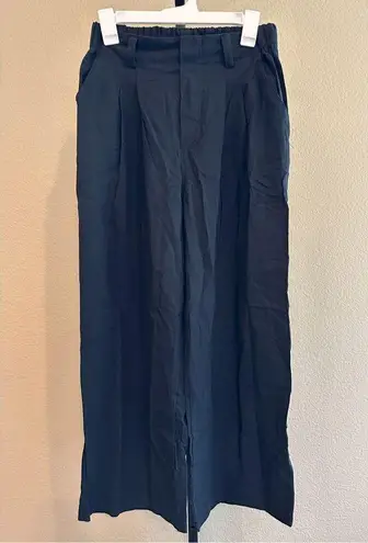 Halara Size M (Regular) High Waisted Plicated Side Pocket Wide Leg Palazzo Pants