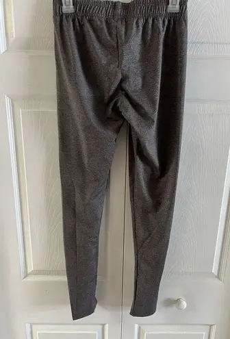 Gymshark  Core Leggings Marled Charcoal Gray White Spellout Size Medium